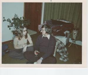 At a bank staff party probably late 1973 or early 1974 